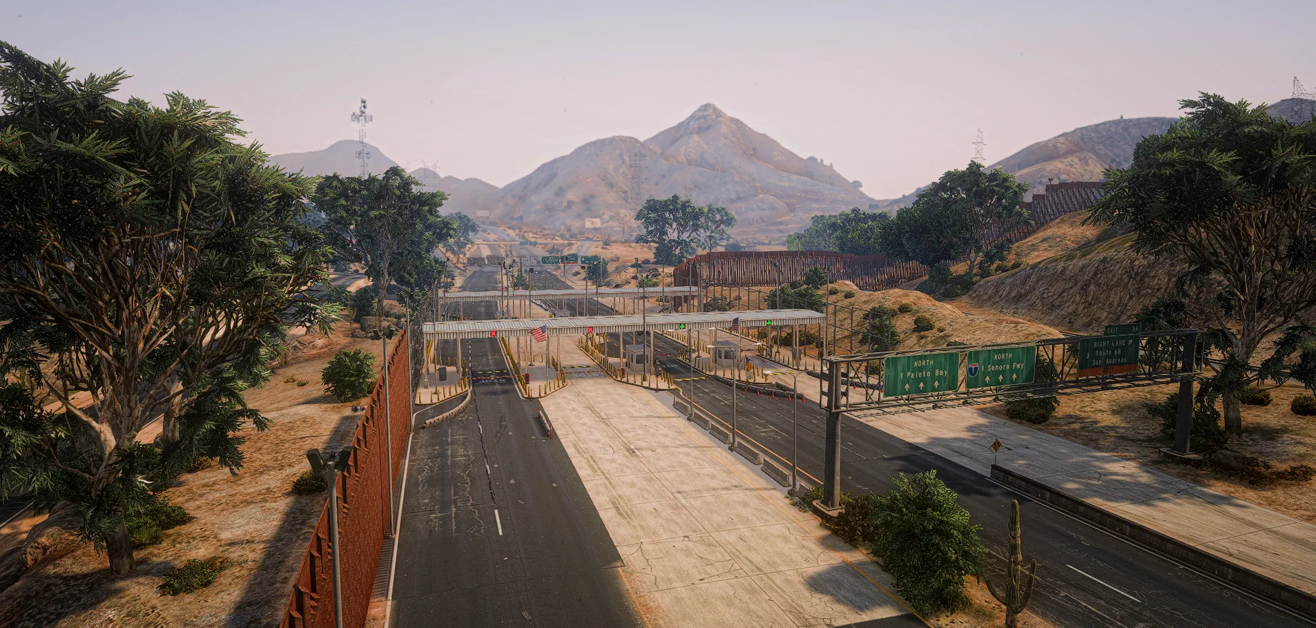 La frontière de Los Santos
